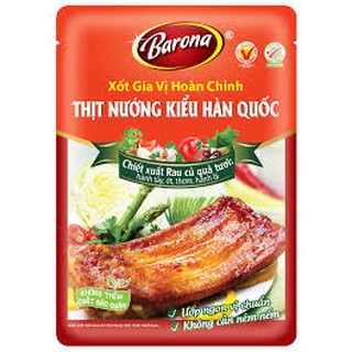 XỐT/SỐT GIA VỊ HOÀN CHỈNH BARONA THỊT NƯỚNG KIỂU HÀN QUỐC 80G
