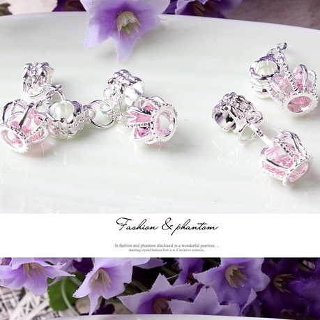 Charm vương miện treo nhiều màu - Linhcharms