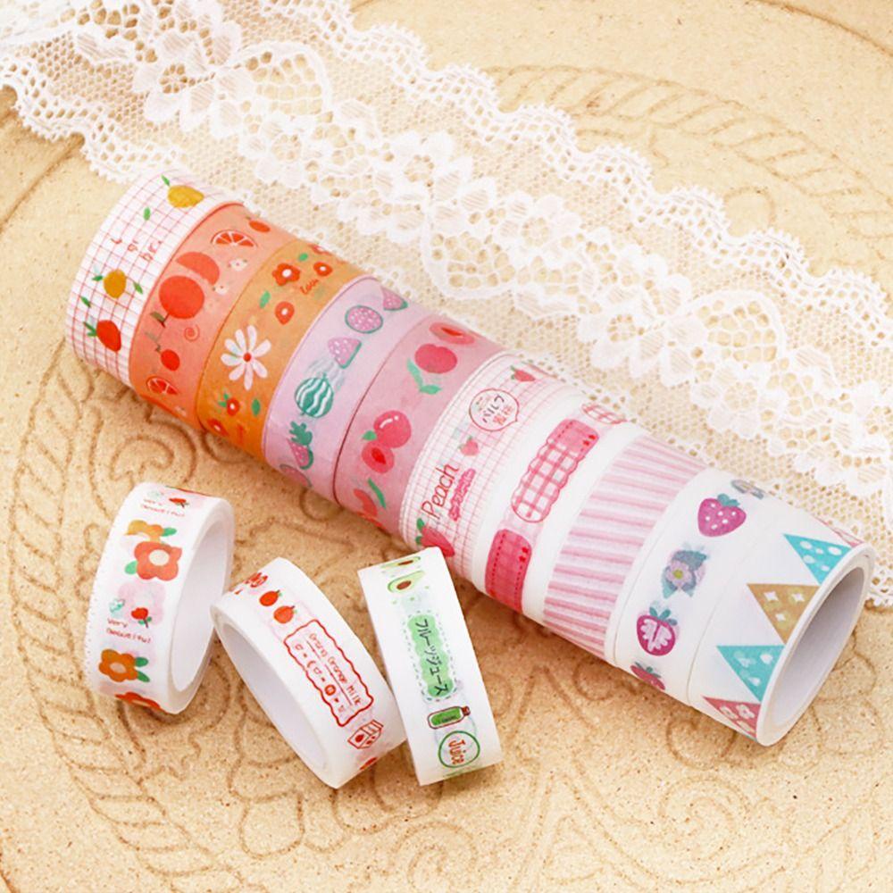 Bộ 60 Cuộn Băng Keo Nhiều Màu Sắc Dễ Thương