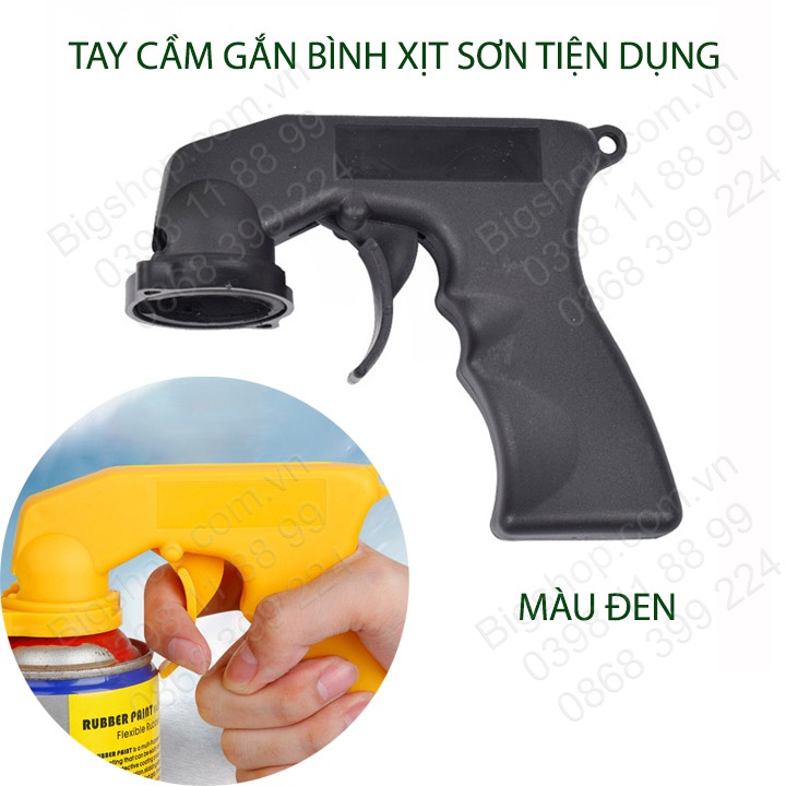 Dụng cụ gắn bình xịt sơn dễ dàng, tiện dụng làm bằng nhựa ABS