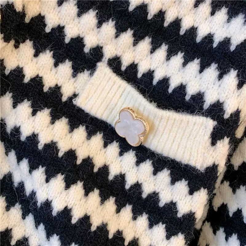 Áo Khoác Cardigan Dệt Kim Dáng Ngắn Thời Trang Cho Nữ  tao bao