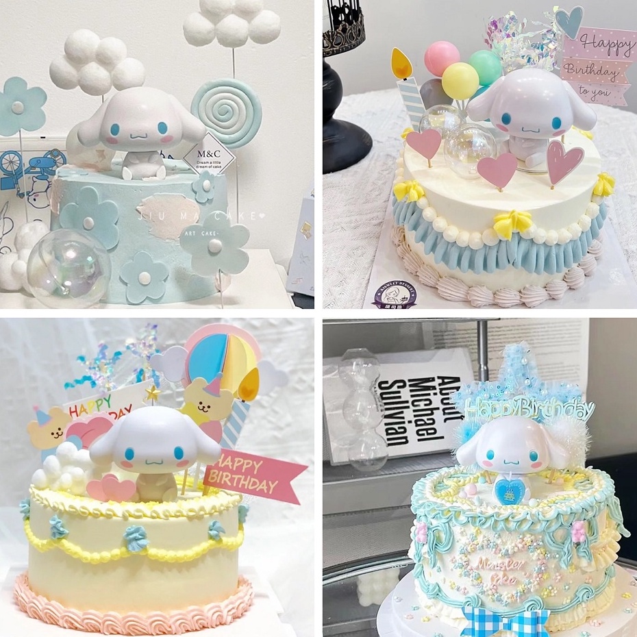 Chú Chó Gui Dog Có Đèn LED Phát Sáng Dùng Để Trang Trí Bánh Kem