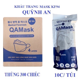 THÙNG KHẨU TRANG CÁ KHÁNG KHUẨN 4D KF94 QUỲNH AN