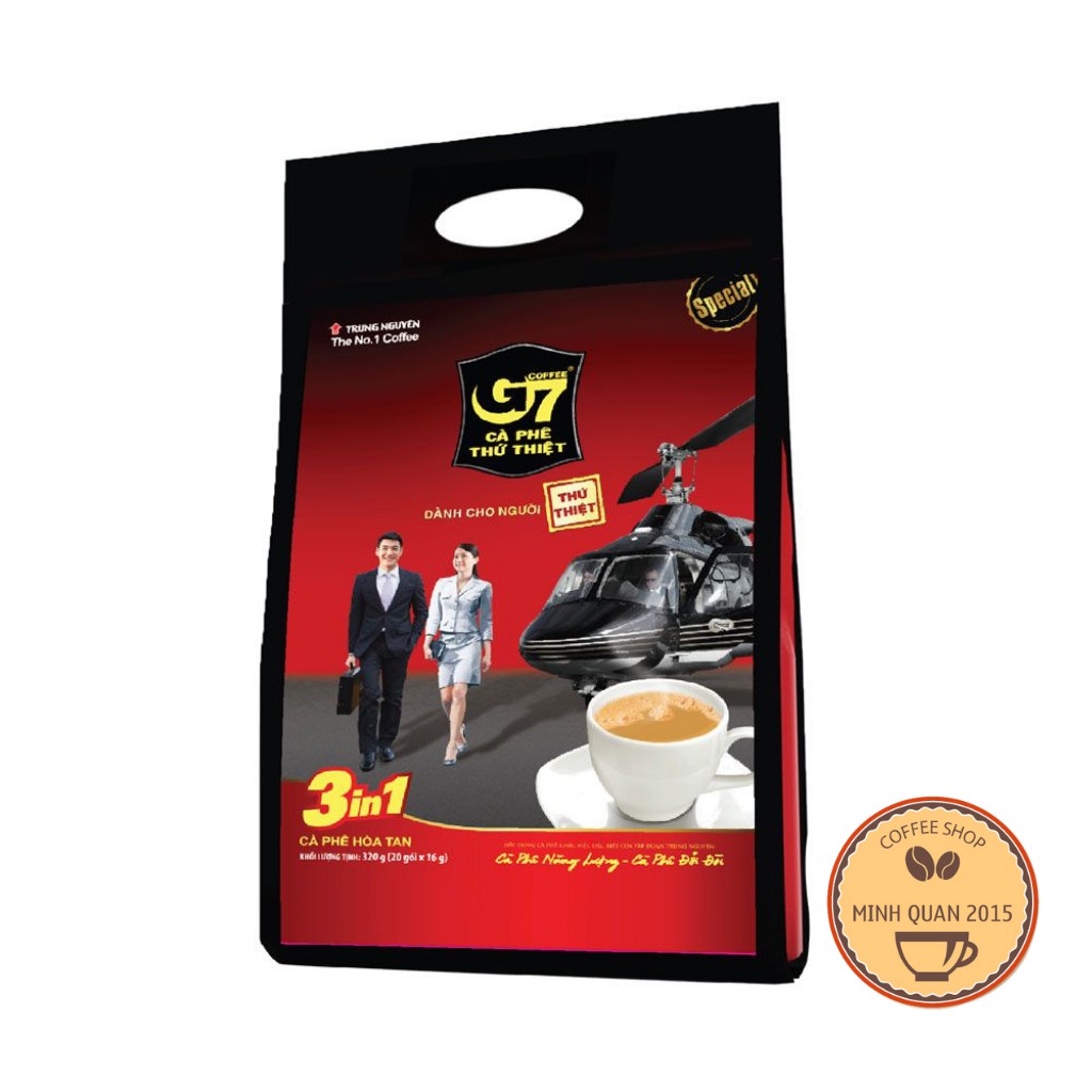 Cà Phê Sữa Hoà Tan G7 3in1 Bịch 50 gói / Bịch 20 gói ( Hàng Công Ty Chính Hãng - Có Tem Xác Thực ) | BigBuy360 - bigbuy360.vn