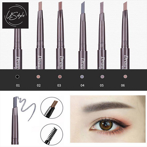 (Hàng Mới Về) Bút Kẻ Lông Mày Hai Đầu Chống Thấm Nước Lâu Trôi Với 6 Màu Lựa Chọn 783 | BigBuy360 - bigbuy360.vn