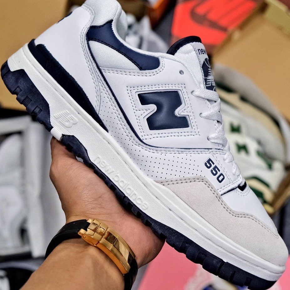 Giày New.Balance 550 ‘White Green’, giày thể thao nam nữ, chuẩn hàng SC chuẩn 11 dễ phối đồ cho mọi lứa tuổi