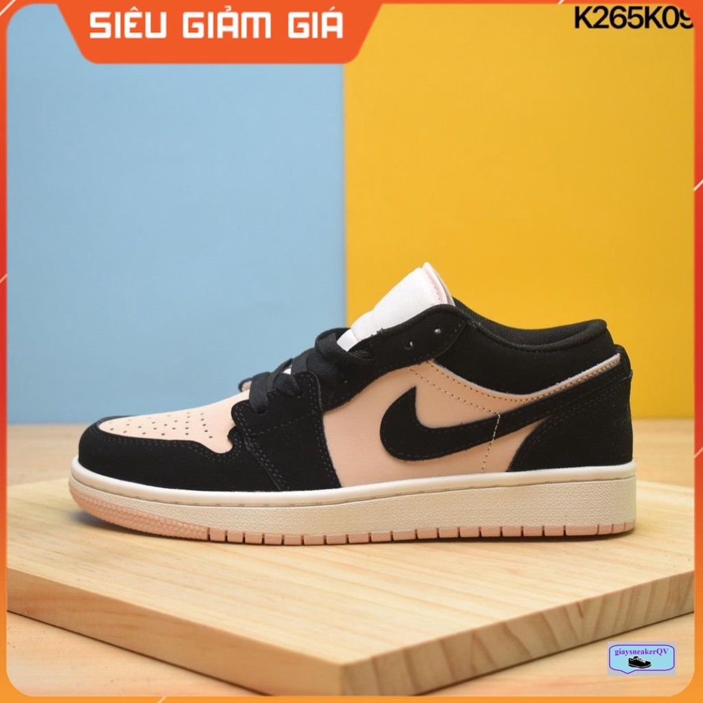 Giày thể thao Air Jordan 1 Low Crimson Tint siêu đẹp, JD1 low dành cho nữ