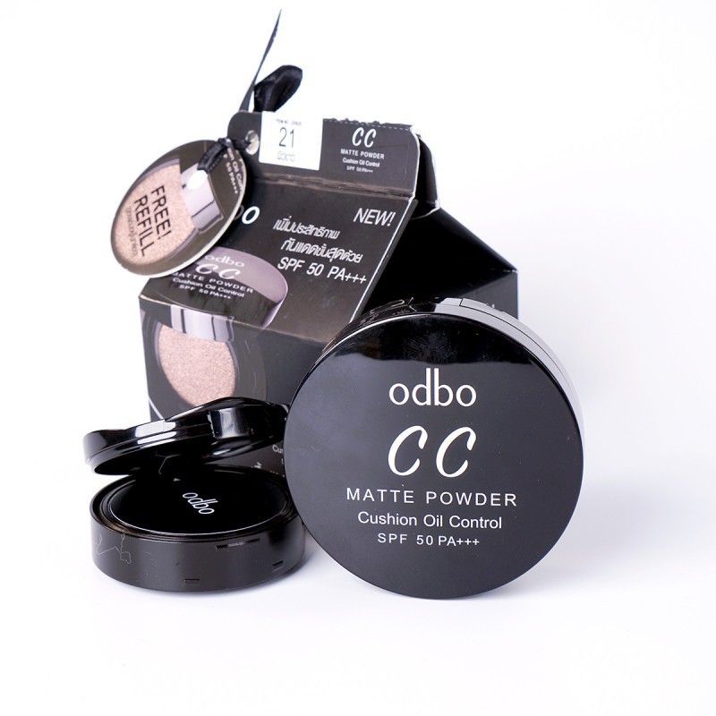 Phấn Nước CC ODBO Cushion Matte Powder Oil Control (Kèm Lõi Refill)