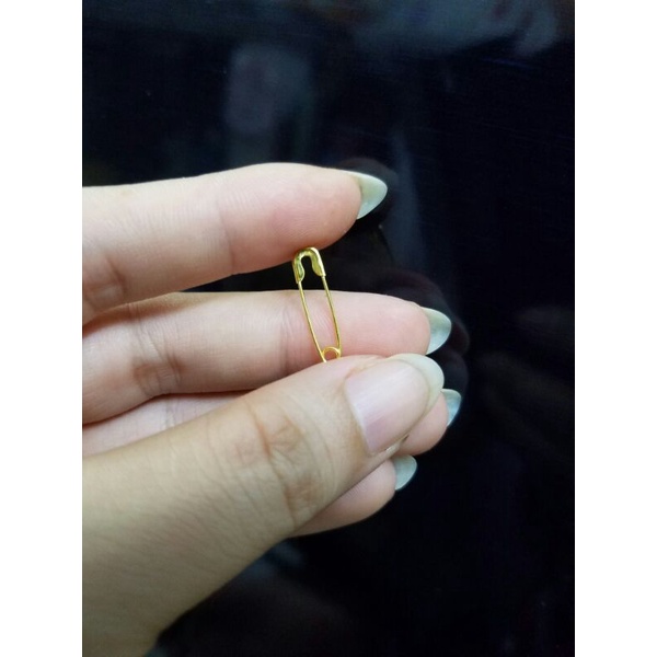 Set 10 cây kim tây mạ vàng 0,5 x 2cm