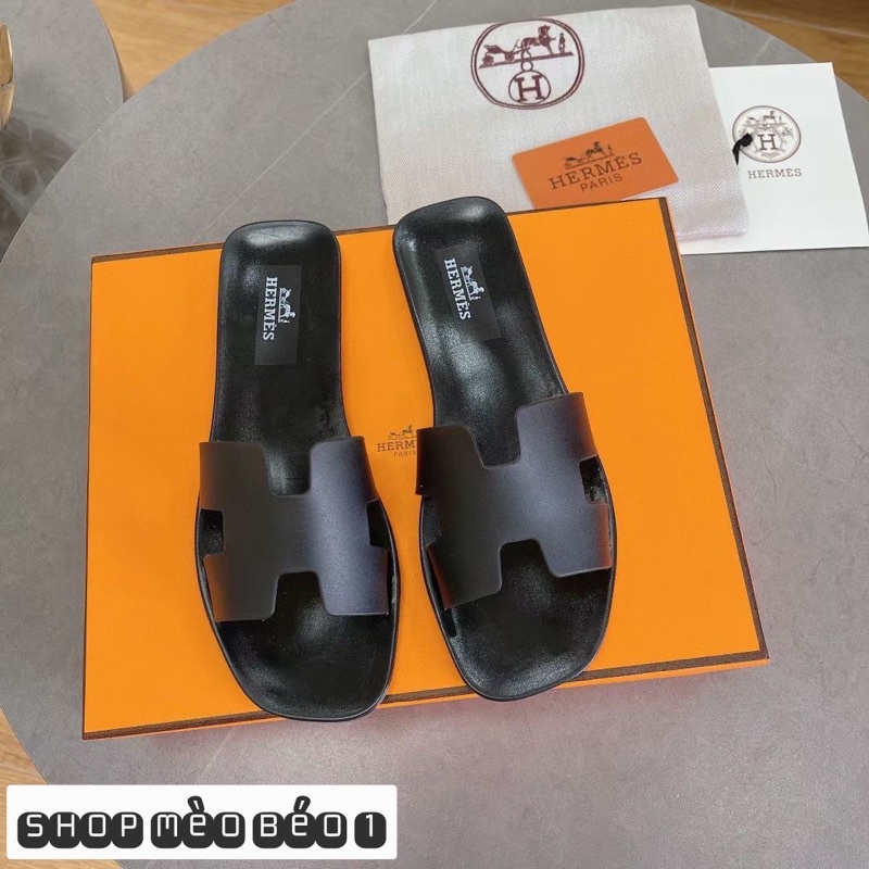 Dép hm quai chữ H basic new fullbox