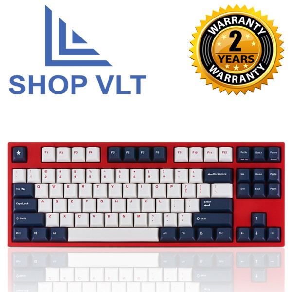 Bàn phím cơ Leopold FC750R PD White Blue Star - HÀNG CHÍNH HÃNG