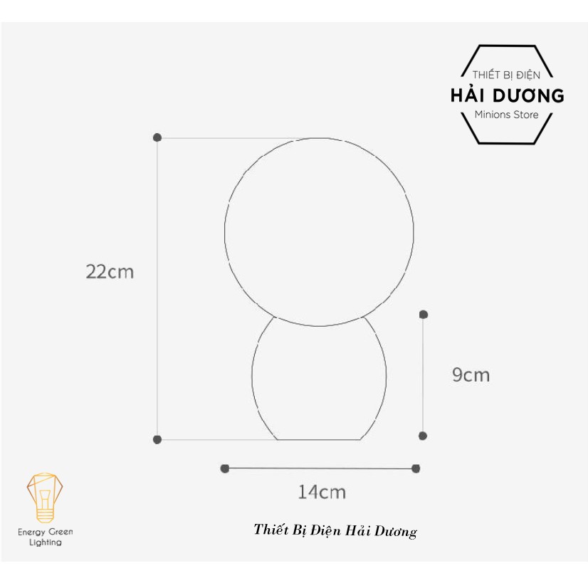 Đèn Bàn Trang Trí Phòng Ngủ Đọc Sách DB-21174 Thân Gỗ Phong Cách Bắc Âu Cao cấp - Tặng kèm Bóng LED - Bảo Hành 1 năm