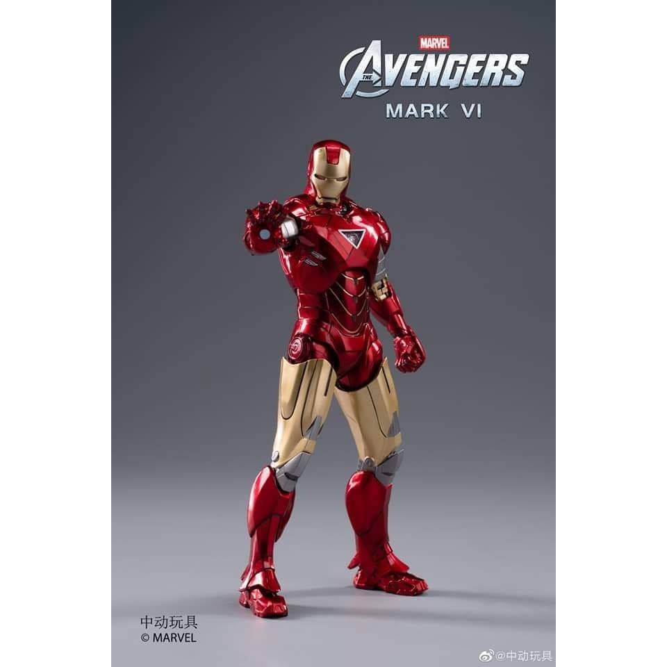 Mô Hình Người Sắt ZD Toys Iron Man Mark VI (MK6) Sacle 1:10