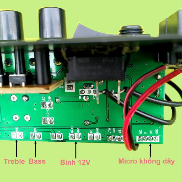 Mạch loa kéo HA8622 DPA IC CS8623E 40W – 80W phiên bản mới – Bluetooth Karaoke– cho loa kéo 3 tấc đơn
