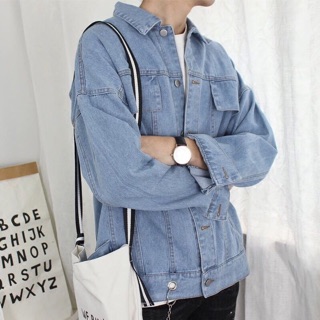 ÁO KHOÁC JEAN ZIP KHOÁ LƯNG