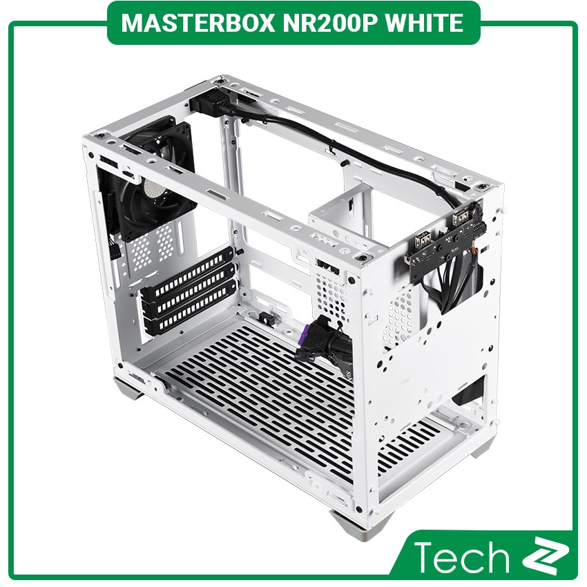 Vỏ case Cooler Master MasterBox NR200P White (Mini ITX Tower/Màu trắng)