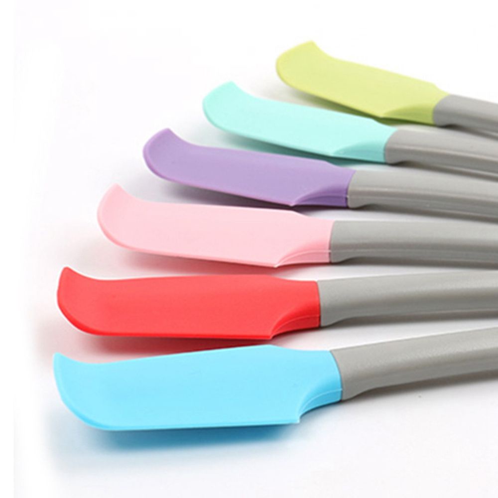 Set 1 / 3 Muỗng Silicon Mềm Mini Dùng Trộn Bột Làm Bánh Tiện Dụng