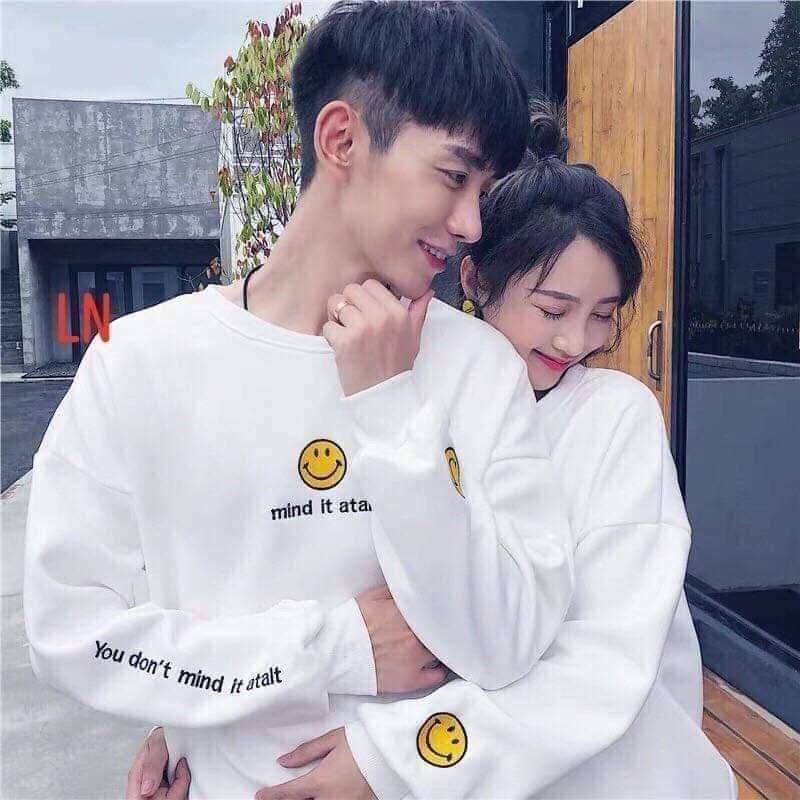 Áo Swt mặt cười in tay TH6