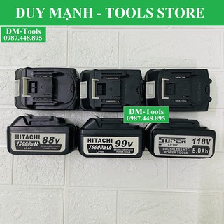 Pin máy khoan 199v, máy siết bulong HITACHI 10 cell cao cấp