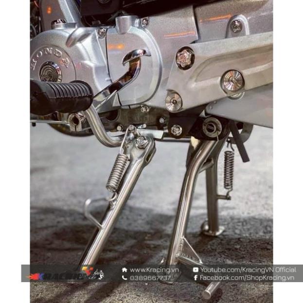 Chống nghiêng inox cho Xe Wave/Dream/Fu/Vario/Ex/Winner
