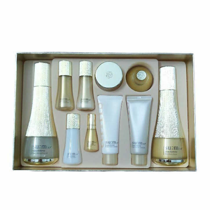 Set dưỡng tái sinh da cao cấp Sum vàng -  Su:m37 LosecSumma Elixir Special Set 9 sản phẩm