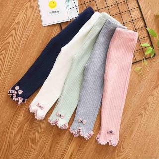 Quần legging đính hoa xinh xắn cho bé gái 0-5 tuổi