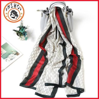 Khăn Lụa Dài Gucci Thời Trang Thanh Lịch Cho Nàng Mẫu Mới Nhất Thị Trường Size 90x180 cm