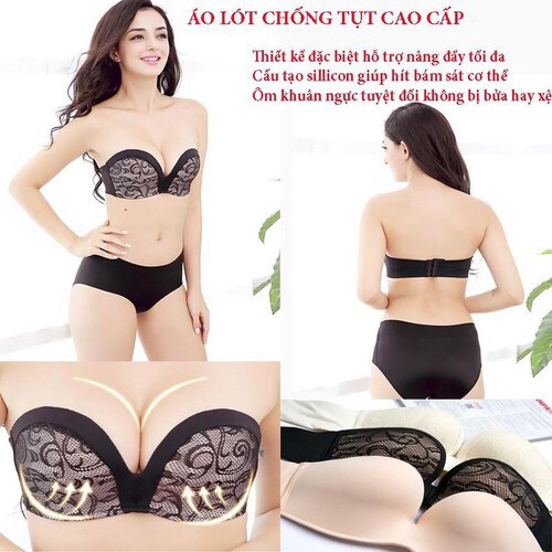 Áo ngực ko dây Chống tụt chất cực đẹp 737