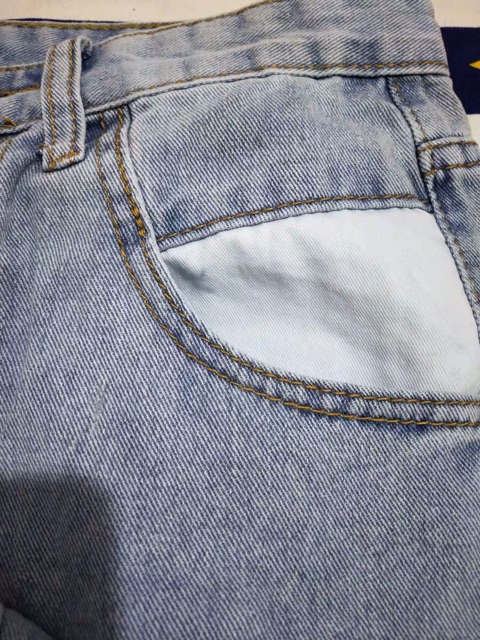 Hàng có sẵn_ Quần jeans ống dài rộng cá tính ( kèm ảnh thật) | BigBuy360 - bigbuy360.vn