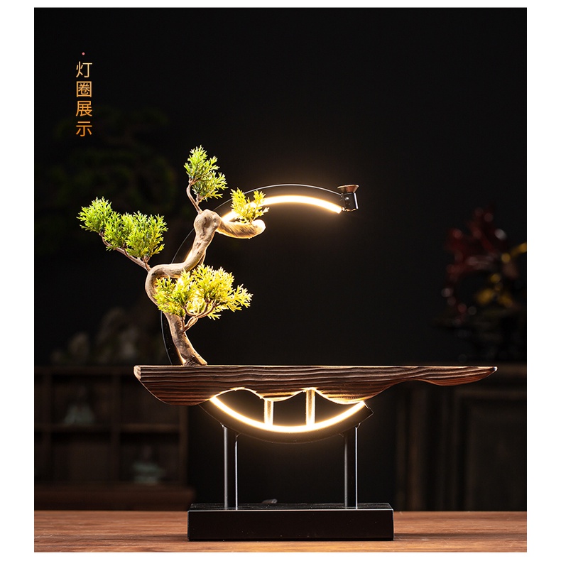 Đồ trang trí 5 tiều hòa thượng  - Lư hương chảy ngược chú tiểu nhỏ sáng tạo phòng khách