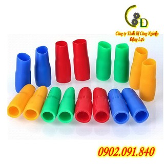 Mũ chụp đầu cos V10 [100cái] áo bọc đầu cốt cách điện, chịu nhiệt mầu xanh, đỏ, vàng, xanh lá