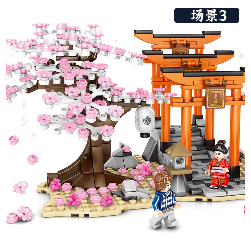 Bộ 647 Miếng Lego Xếp Hình Thủ Lĩnh Thẻ Bài Sakura 601075