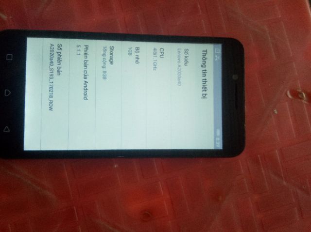 Điện thoại lenovo vibe C