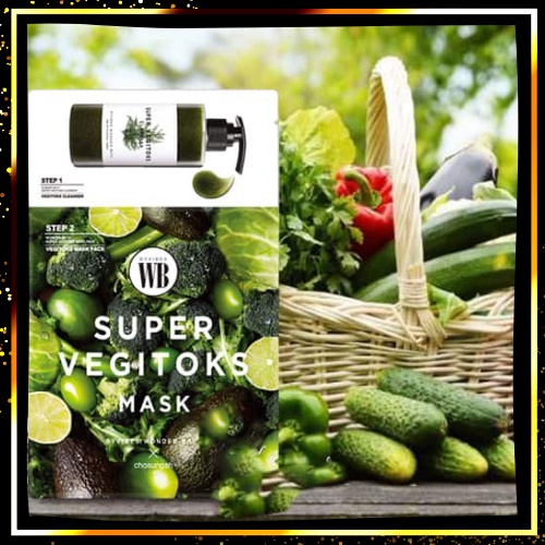 Mặt nạ rau củ WB Super Vegitoks Mask Wonder Bath  - BOBSHOP