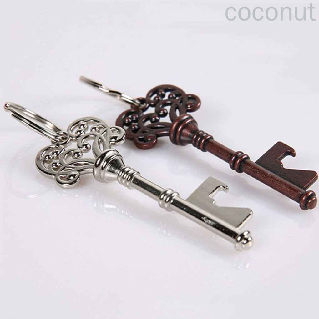 Dụng Cụ Mở Nắp Chai Hình Chìa Khóa Bằng Kim Loại Phong Cách Retro