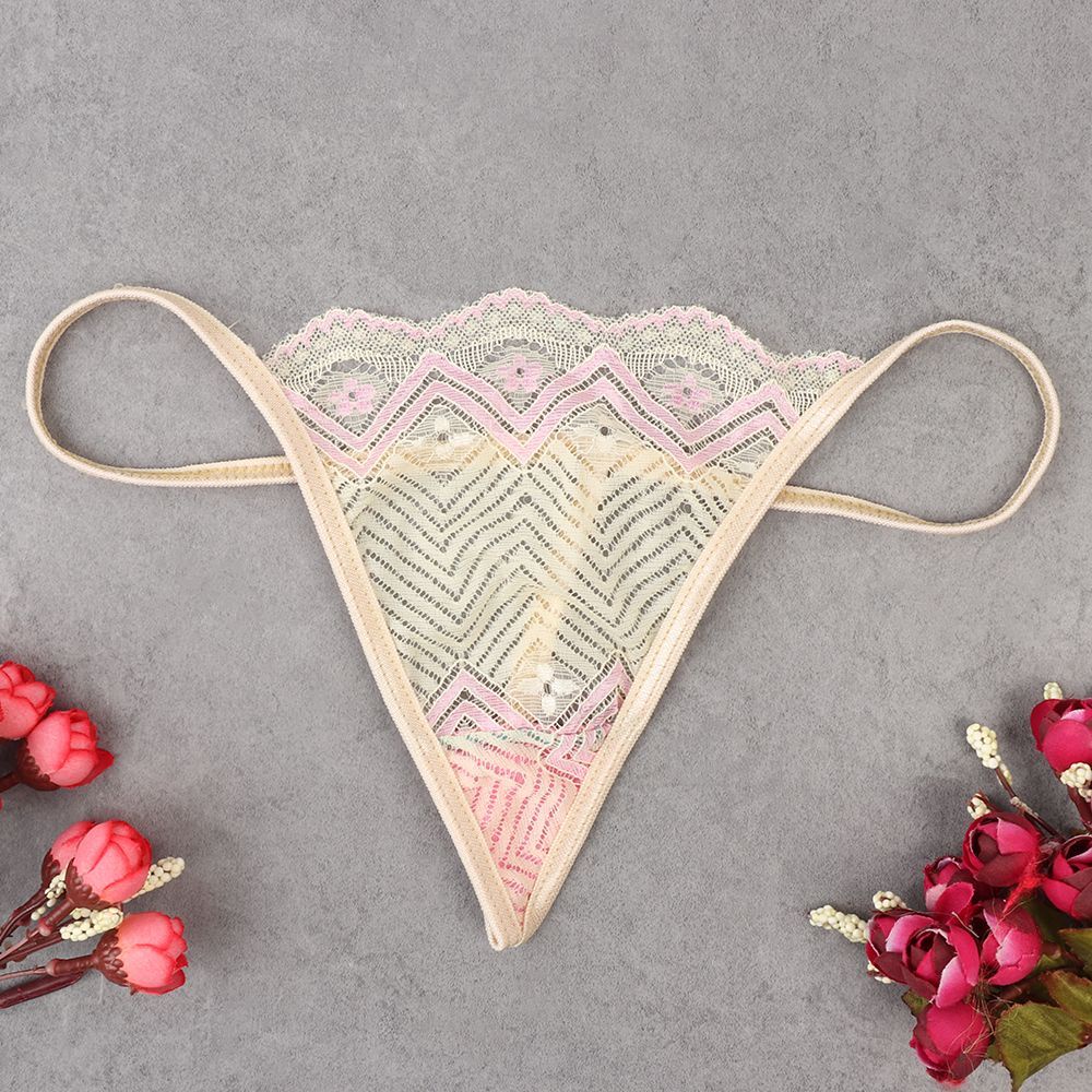 Bộ 10 Quần Lót Ren Không Đường May Lưng Thấp Gợi Cảm Thời Trang Cho Nữ