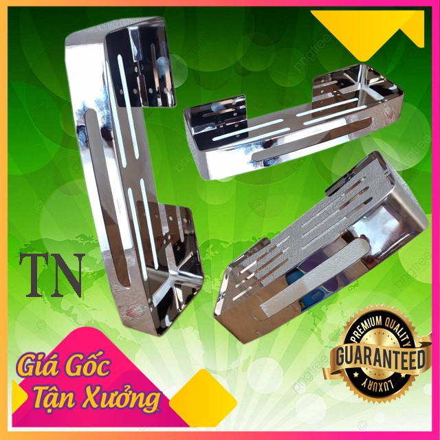 Kệ 1 Tầng Inox Treo Tường (ĐA NĂNG). Đựng gia vị, vật dụng cá nhân hay treo trong phòng tắm đều được. Giá cả cạnh tranh