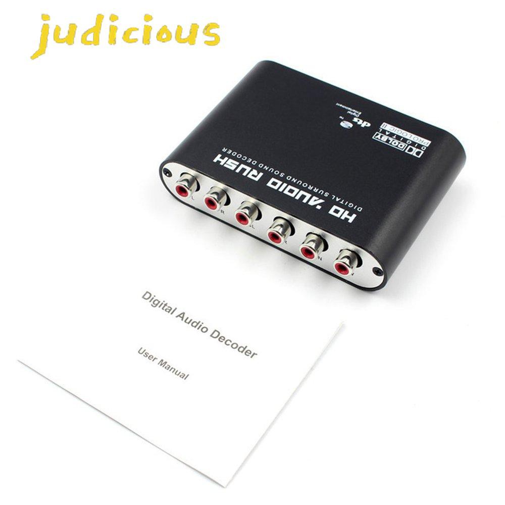 Bộ Giải Mã Âm Thanh 5.1 Dts / Ac-3 Quang Học Sang 5.1 Kênh Rca Analog | BigBuy360 - bigbuy360.vn
