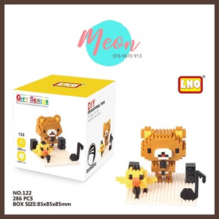 Mini Block | Đồ chơi xếp hình | - Rilakkuma & little duck