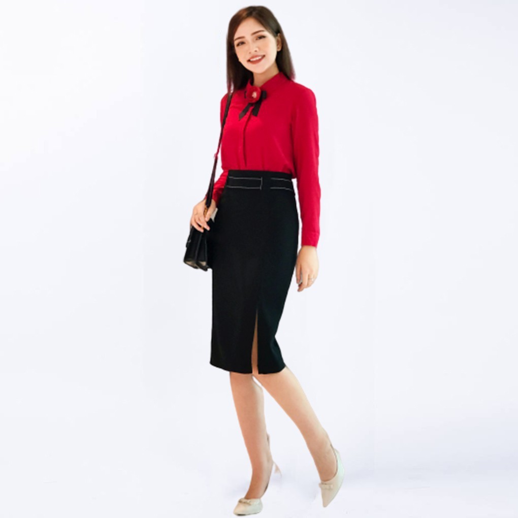 Áo sơ mi nữ vải lụa