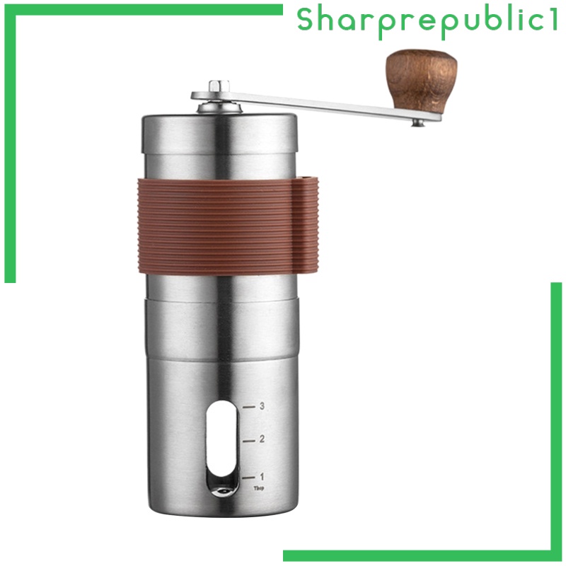 [shpre1] Manual Coffee Grinder Adjustable Setting for Espresso French Press Camping