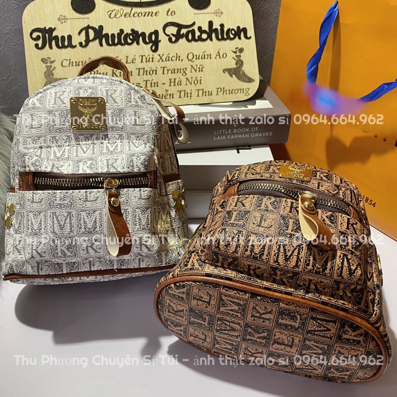 Balo da mini nữ thời trang du lịch đi chơi phong cách hàn quốc dễ thương hoạ tiết chữ sắc nét (ảnh thật shop chụp)