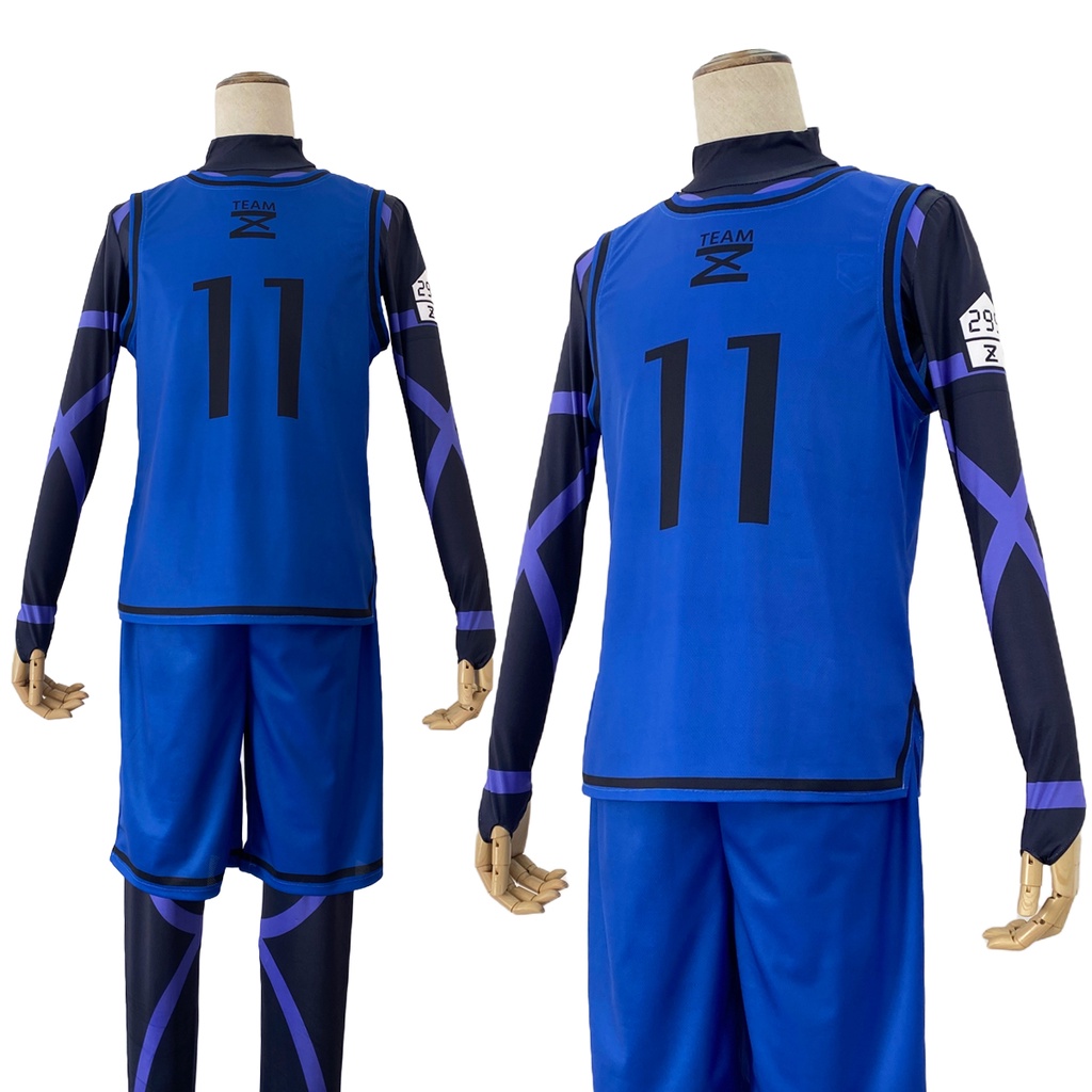 HOLOUN Blue Lock Áo Thun Hóa Trang Nhân Vật Isagi Yoichi Bachira Chigiri Nagi Itoshi  Football Soccer Training Wear Uniform Halloween gift