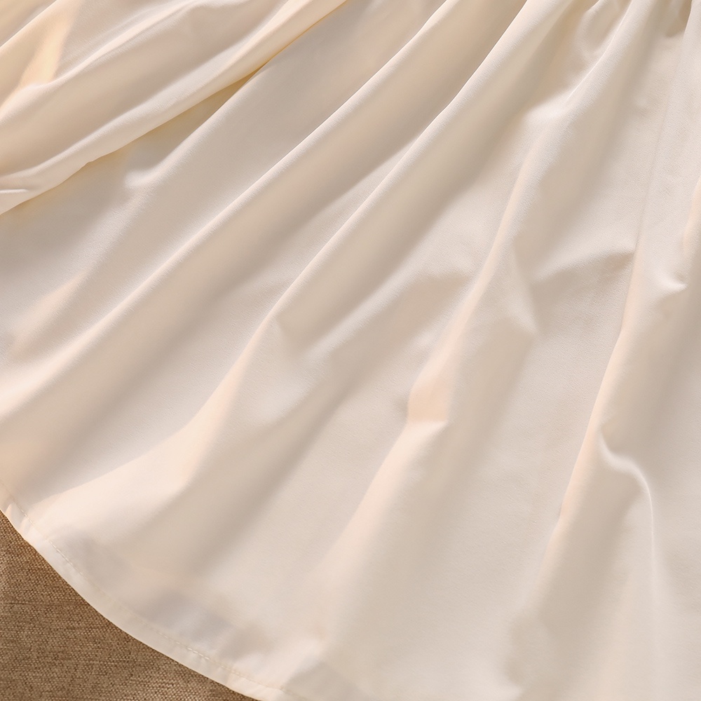 NUZIRO  Áo sơ mi  tay dài màu sắc đơn giản thanh lịch cho nữ