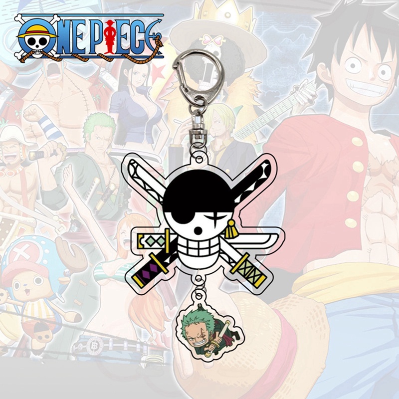 Ygt Móc Chìa Khóa Bằng Acrylic Hình Nhân Vật Hoạt Hình One Piece
