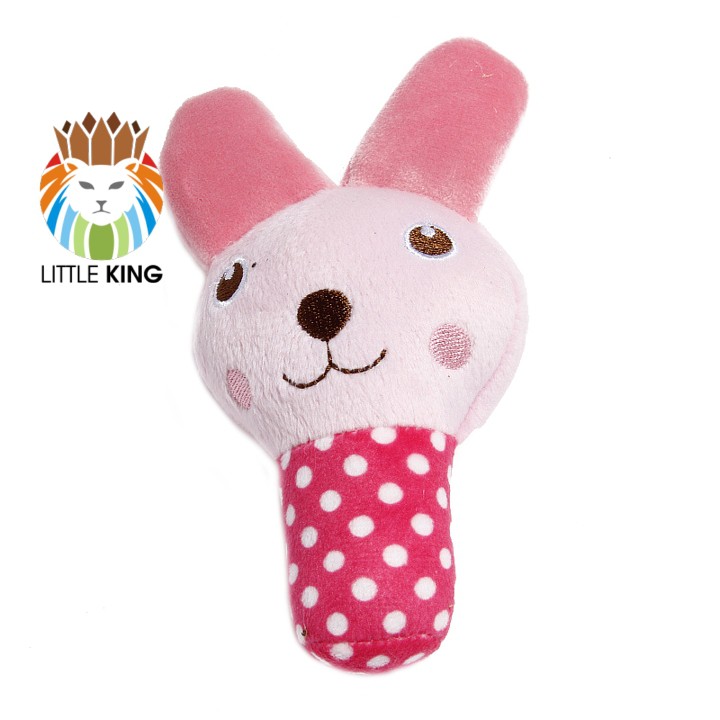 Đồ chơi giảm stress cho chó mèo bằng bông phát ra âm thanh chút chít Little King pet shop