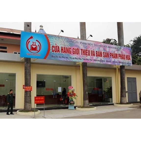 Ph.áo hoa ống phun nước bạc Chính hãng của Nhà máy Z121 - Bộ Quốc Phòng