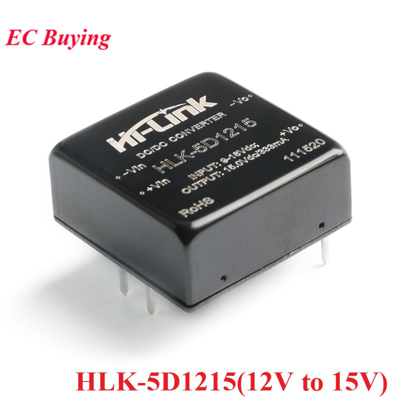 Mô Đun Chuyển Đổi Dc-Dc 5w Dc 12v Sang 15v / 5v / 12v 24v Sang 5v / 12v Hlk-5D2405 / 5d1205 / 5d121212 / 5d1215 / 5d1224