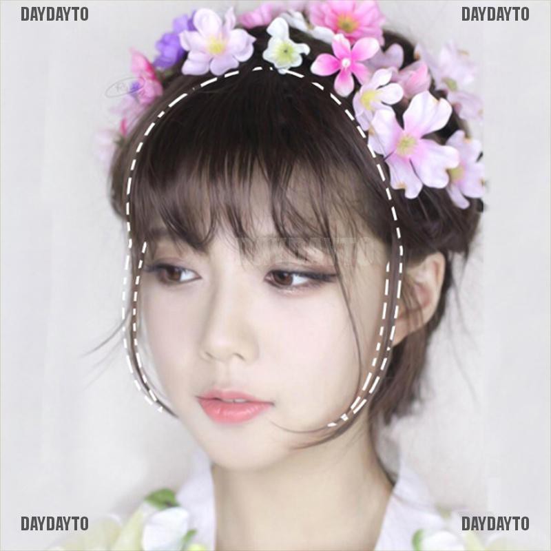 Daydayto Tóc Mái Giả Nối Dài Phía Trước Có Kẹp