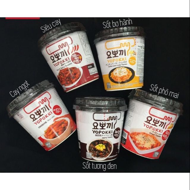 TOKBOKKI ĂN LIỀN CÁC VỊ ️[120g]